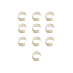 COLORIS Clips, white (pack of 10)